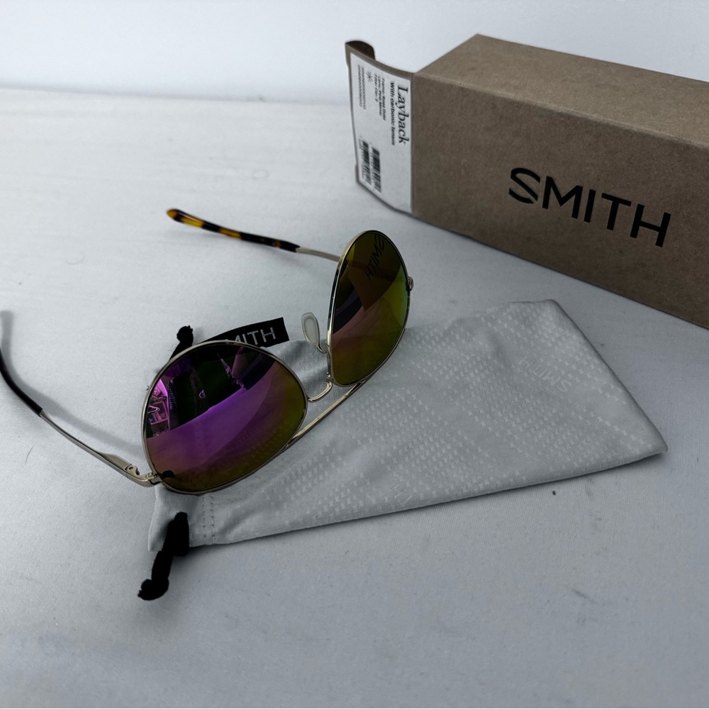Smith Optics Layback Sunglasses - Rose Gold - NEW NEVER WORN